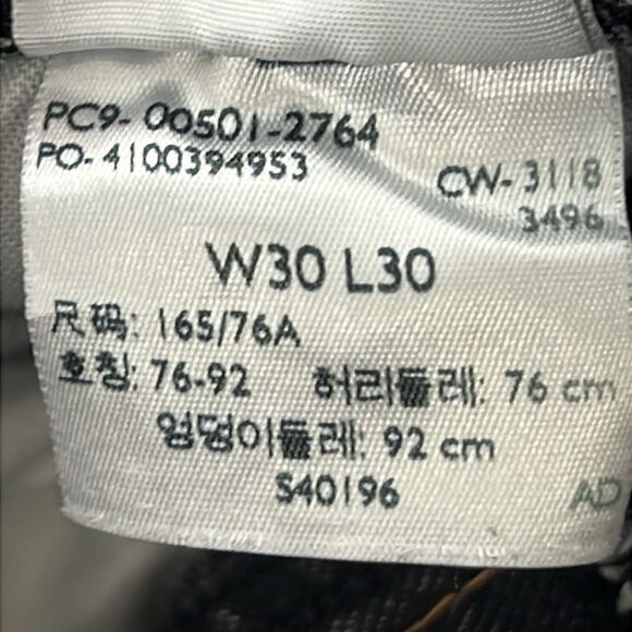 🔥🔥 Vintage 90s Levi’s 501 Denim Black/Blue Jeans Mens Sz 30x30 - GOOD Conditio - Picture 11 of 14